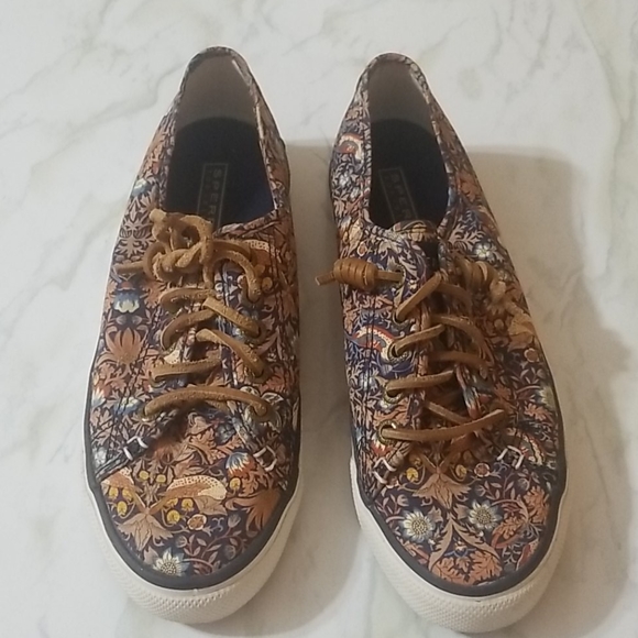 Sperry Top-Sider Seacoast Liberty Floral Print 6.5 - Picture 3 of 9